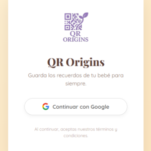 Suscripción QR Origins: Álbum Digital, Cuentos con IA & Crianza